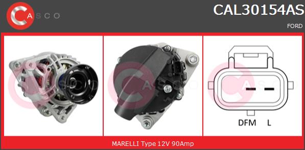 Alternator CASCO CAL30154AS