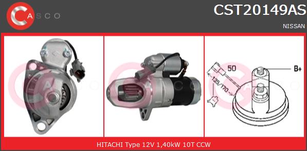 Rozrusznik CASCO CST20149AS