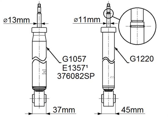 Amortyzator MONROE G1057