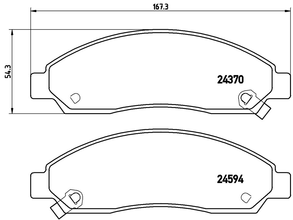 Klocki hamulcowe BREMBO P 34 005