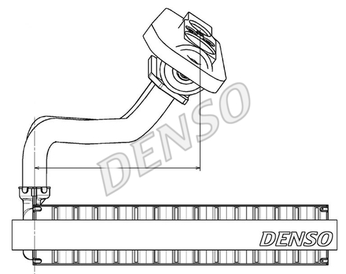 Parownik klimatyzacji DENSO DEV09020