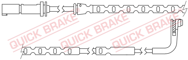 Czujnik zużycia klocków QUICK BRAKE WS 0273 A