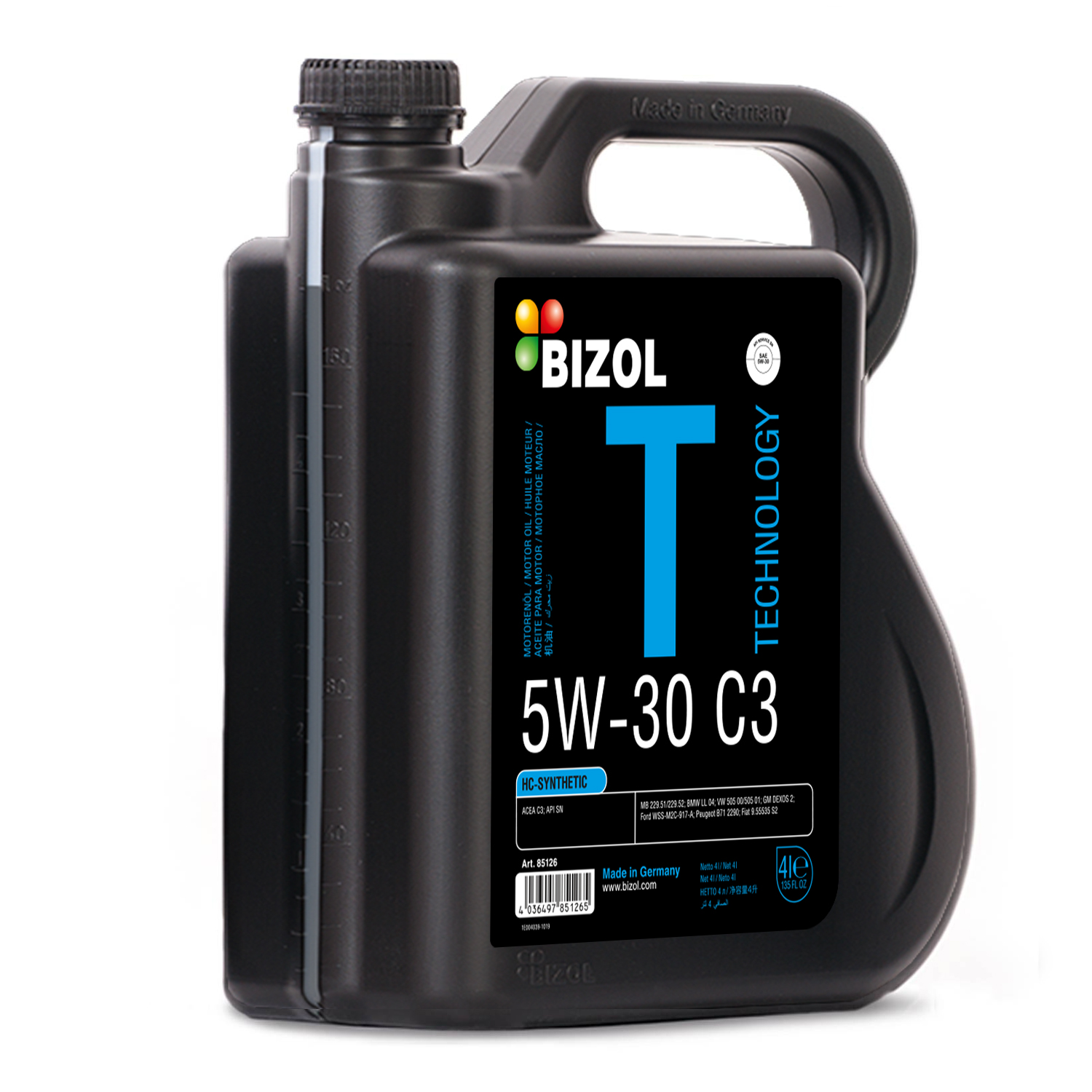 Olej silnikowy Bizol 5W-30 4L C3 DEXOS