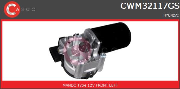 Silnik wycieraczek CASCO CWM32117GS