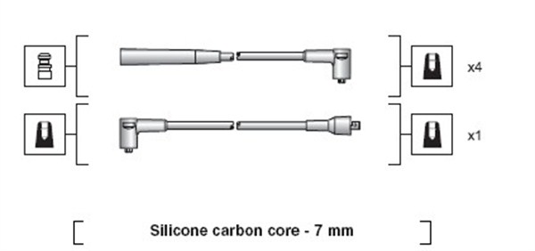 Przewody zapłonowe MAGNETI MARELLI 941318111071