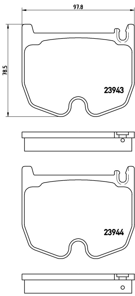 Klocki hamulcowe BREMBO P 50 062