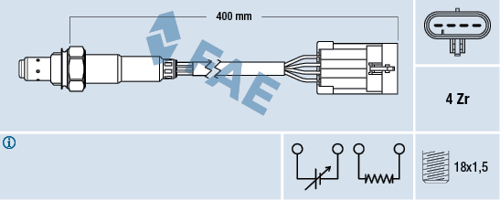 Sonda lambda FAE 77158