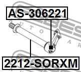 Łożysko podpory wału FEBEST AS-306221