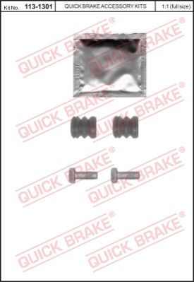 Zestaw naprawczy zacisk hamulcowy QUICK BRAKE 113-1301