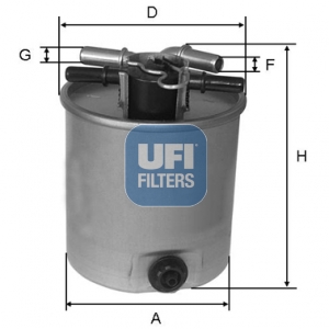 Filtr paliwa UFI 55.392.00