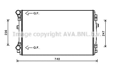 Chłodnica AVA QUALITY COOLING VNA2338