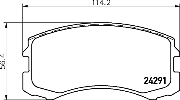 Klocki hamulcowe HELLA PAGID 8DB 355 013-071