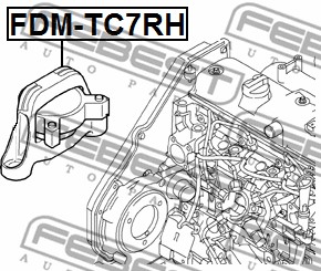 Poduszka silnika FEBEST FDM-TC7RH