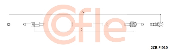 Linka dźwigni zmiany biegów COFLE 2CB.FI010