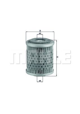 Filtr paliwa KNECHT KX 38