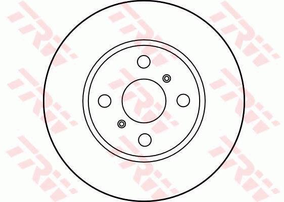 Tarcza hamulcowa TRW DF2658