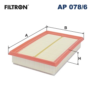 Filtr powietrza FILTRON AP 078/6
