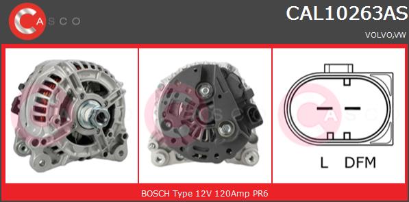 Alternator CASCO CAL10263AS