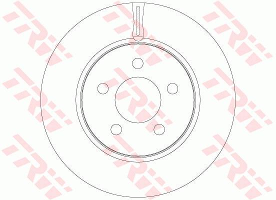 Tarcza hamulcowa TRW DF6264