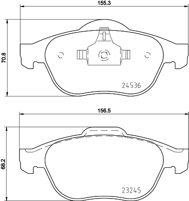 Klocki hamulcowe HELLA PAGID 8DB 355 013-241