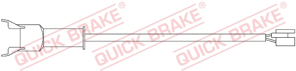 Czujnik zużycia klocków QUICK BRAKE WS 0109 A