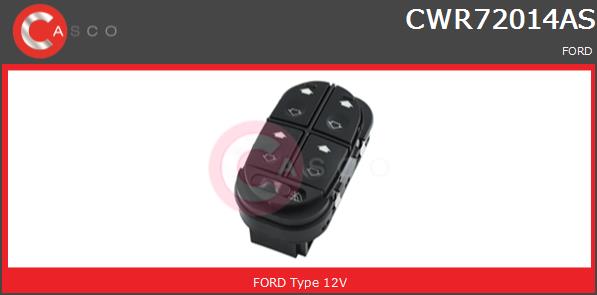 Przełącznik podnośnika szyby CASCO CWR72014AS
