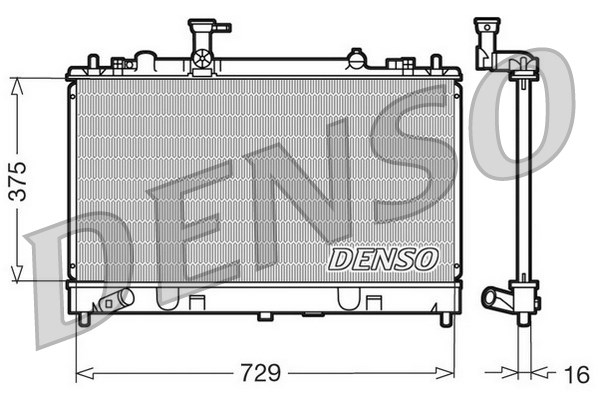 Chłodnica DENSO DRM44011