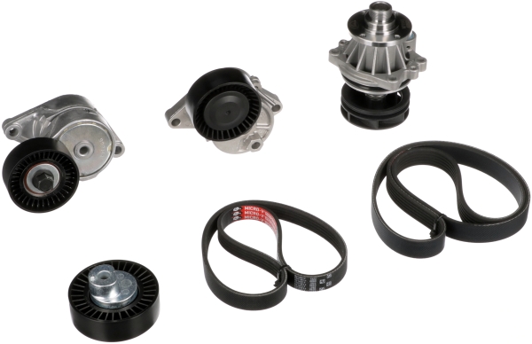 Zestaw paska osprzętu z pompą wody GATES KP26PK1540