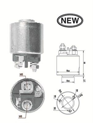 Elektromagnes rozrusznika MAGNETI MARELLI 940113050540