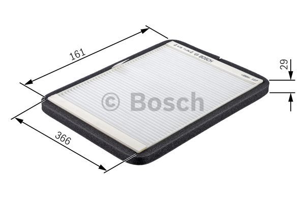 Filtr kabinowy BOSCH 1 987 432 043
