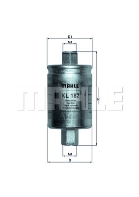 Filtr paliwa KNECHT KL 182