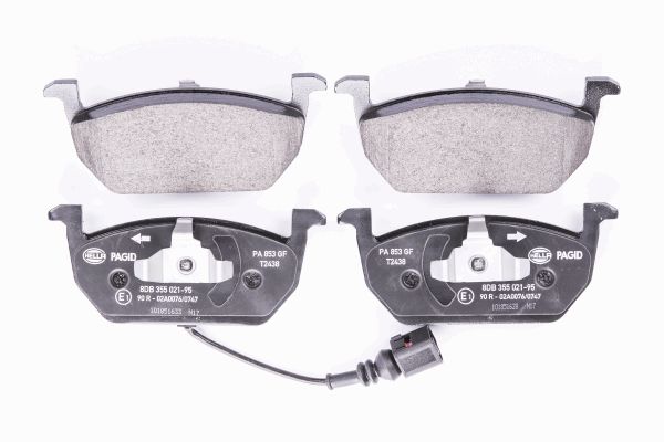 Klocki hamulcowe HELLA 8DB 355 021-951