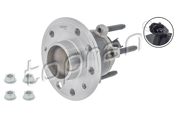 Piasta koła TOPRAN 207 393