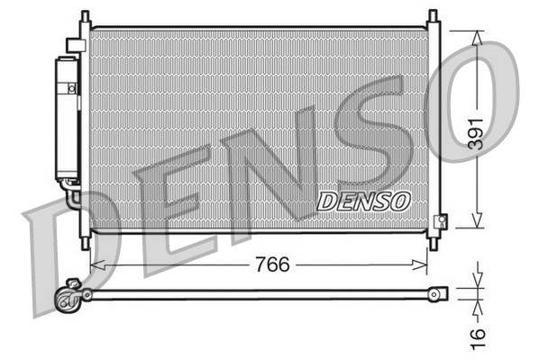 Skraplacz klimatyzacji DENSO DCN40005