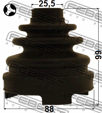 Osłona przegubu FEBEST 0115-ACV40T
