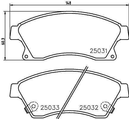 Klocki hamulcowe HELLA 8DB 355 015-231