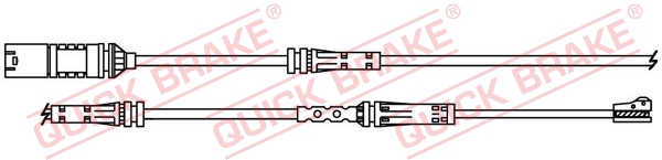 Czujnik zużycia klocków QUICK BRAKE WS 0423 A