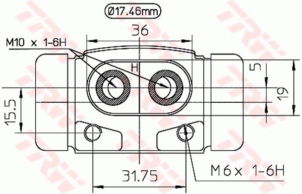 Cylinderek TRW BWC189