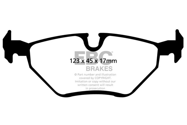 Klocki hamulcowe EBC BRAKES DP51289NDX