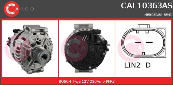 Alternator CASCO CAL10363AS