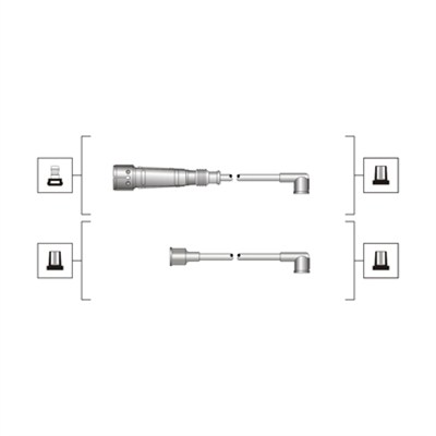 Przewody zapłonowe MAGNETI MARELLI 941319170004