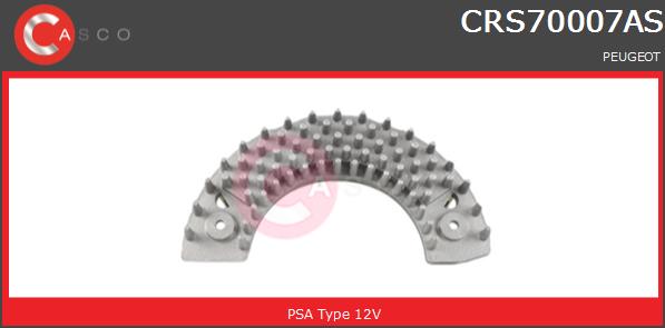 Opornik wentylatora CASCO CRS70007AS
