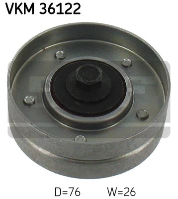 Rolka prowadząca paska osprzętu SKF VKM 36122