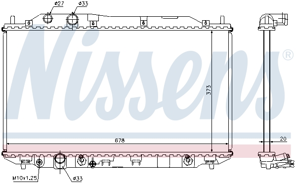 Chłodnica NISSENS 68141