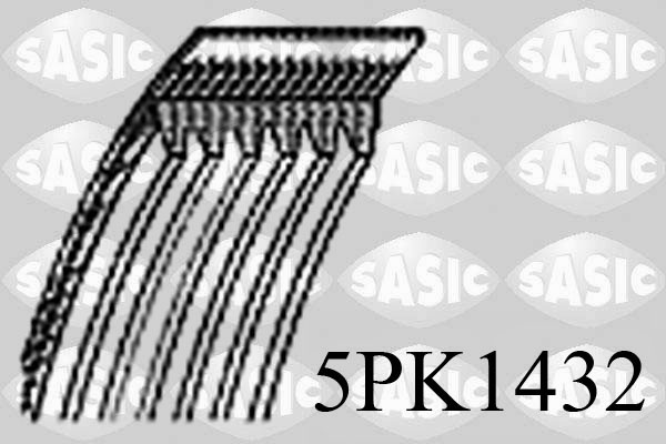 Pasek klinowy wielorowkowy SASIC 5PK1432