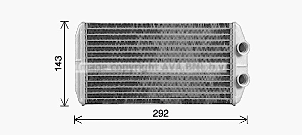 Nagrzewnica AVA QUALITY COOLING CN6338