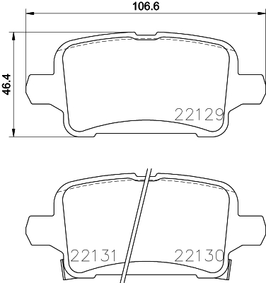 Klocki hamulcowe HELLA 8DB 355 024-911