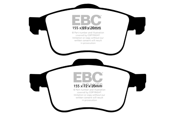 Klocki hamulcowe EBC BRAKES DP42090R