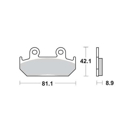 Klocki hamulcowe TRW MCB562