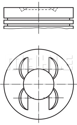 Tłok MAHLE 028 PI 00153 000